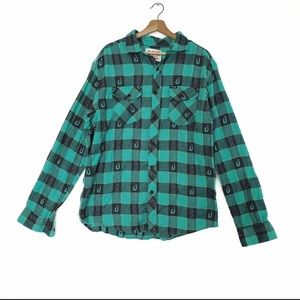 Dakine | Up Country Fish Hook Plaid Flannel Shirt